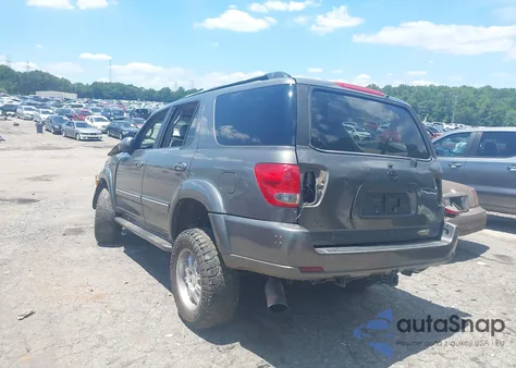 2005 Toyota Sequoia Sr5 V8 из США, поврежденный, VIN 5TDZT34A85S258788